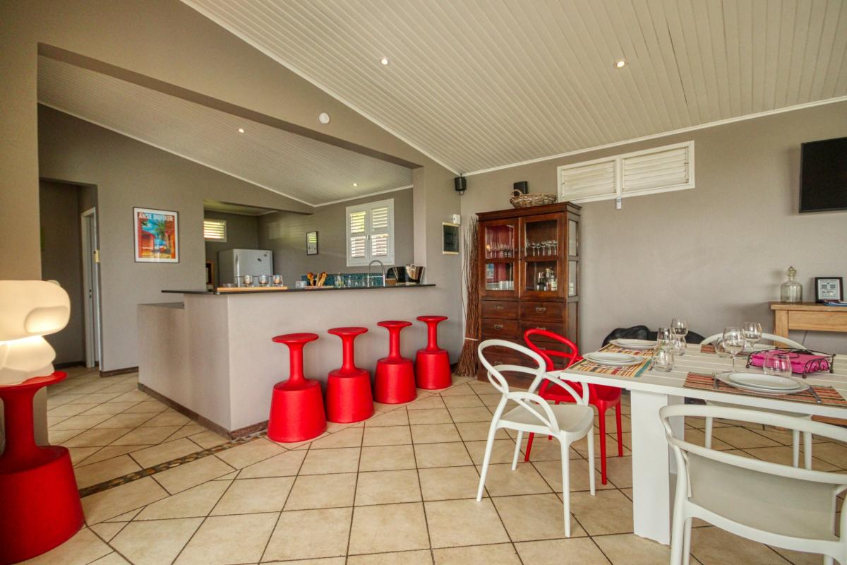 Location villa luxe Martinique - Bar cuisine